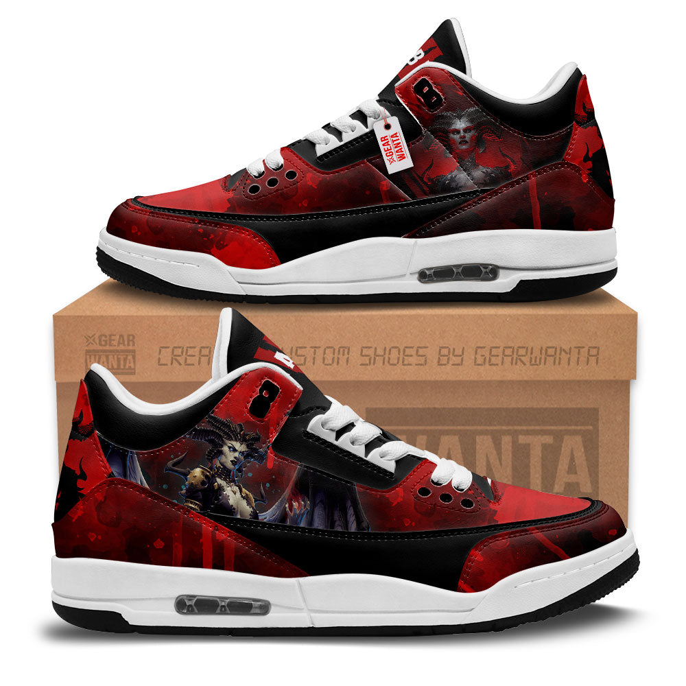 Diablo IV Lilith J3 Sneakers Custom Shoes-Gear Wanta