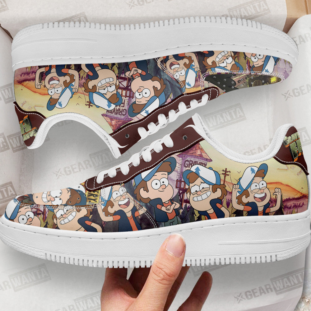 Dipper Pines Gravity Falls Air Sneakers Custom Cartoon Shoes-Gear Wanta