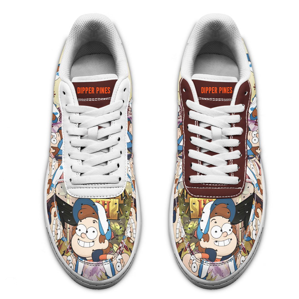 Dipper Pines Gravity Falls Air Sneakers Custom Cartoon Shoes-Gear Wanta