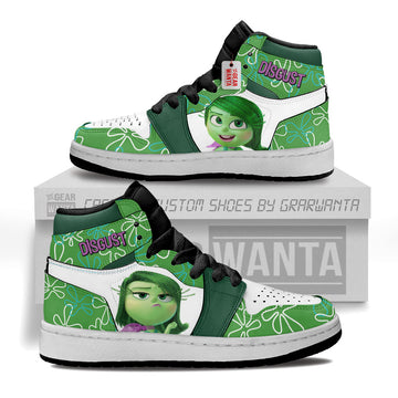 Disgust Kid J1s Sneakers Personalized Cartoon Collection - Gearwanta.com