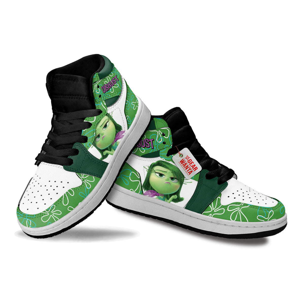 Disgust Kid J1s Sneakers Personalized Cartoon Collection - Gearwanta.com