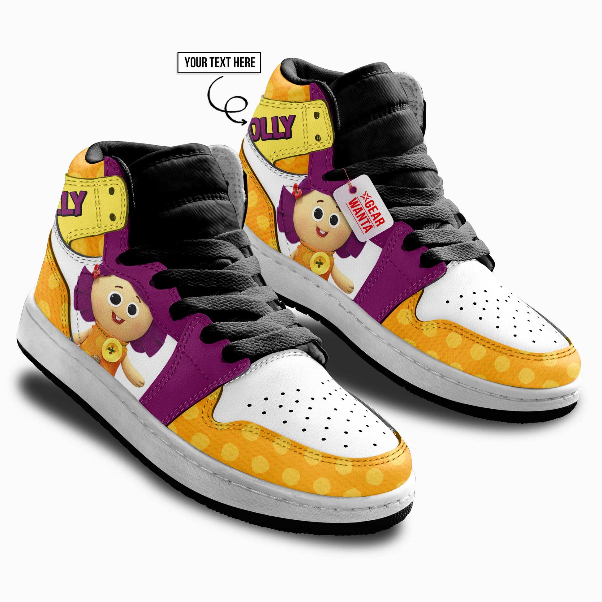 Dolly Kid J1s Sneakers Personalized Cartoon Collection - Gearwanta.com