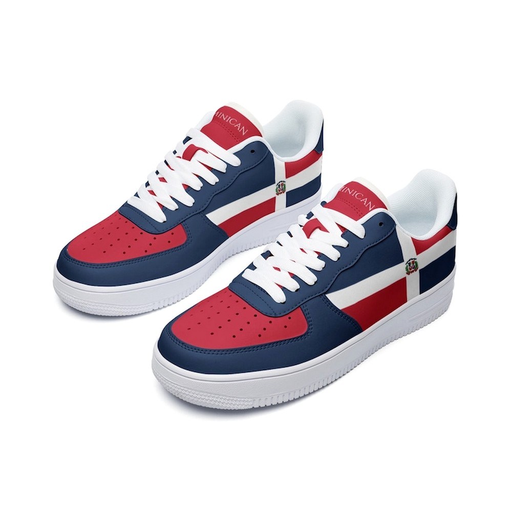 Dominican Flag Air Force Shoes Custom Country