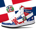 Dominican Republic Flag JD1 High Top Shoes 