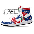 Dominican Republic Flag JD1 High Top Shoes 