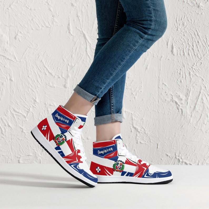 Dominican Republic Flag JD1 High Top Shoes 