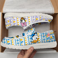 Donald and Daisy Christmas Ugly Canvas Loafer Shoes-gearwanta.com