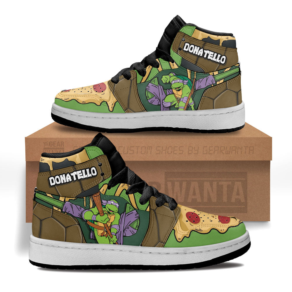 Donatello Teenage Mutant Ninja Turtles Kid Sneakers Custom For Kids-Gear Wanta