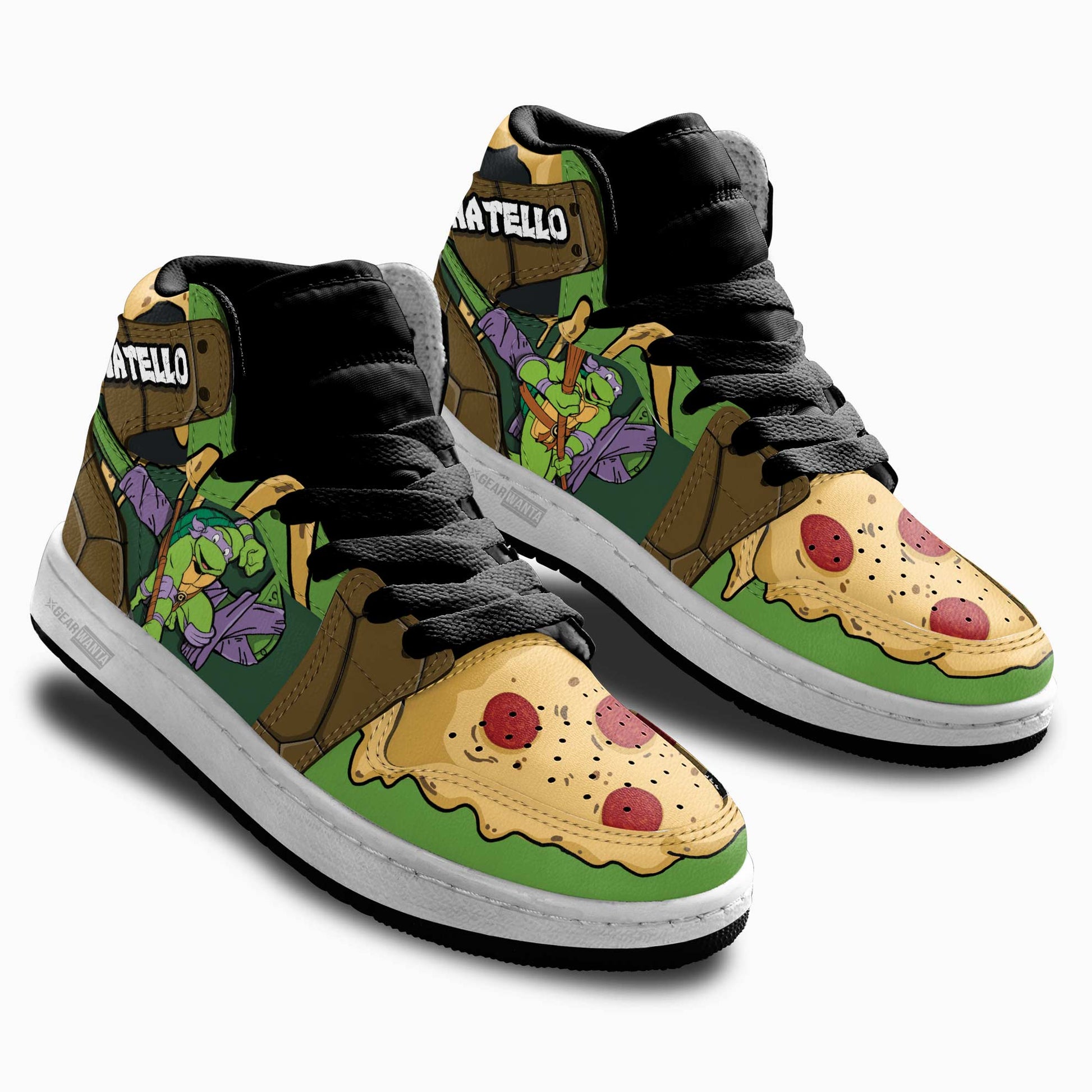Donatello Teenage Mutant Ninja Turtles Kid Sneakers Custom For Kids-Gear Wanta