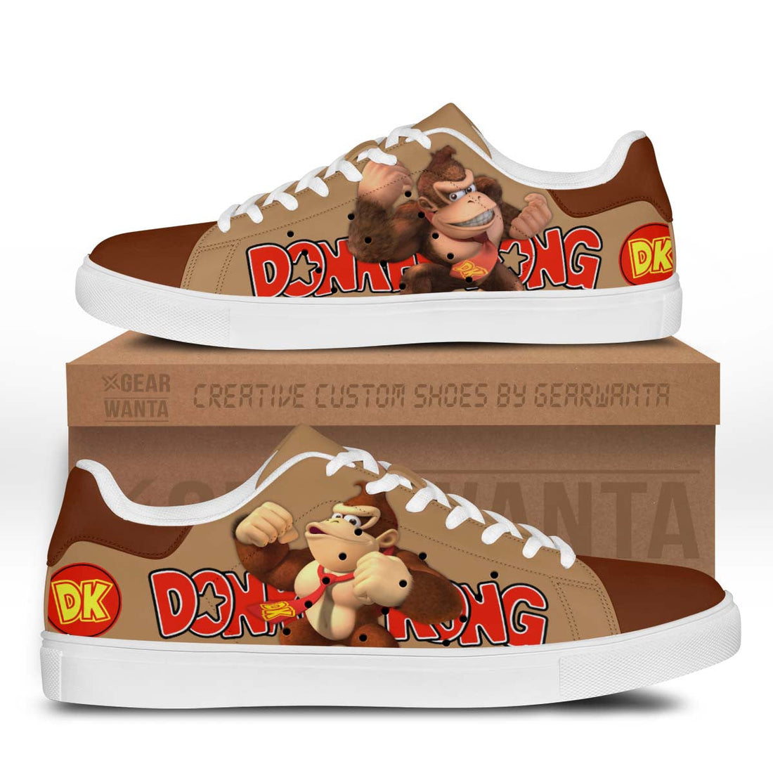 Donkey Kong Stan Shoes Custom Donkey Kong Game Shoes-Gear Wanta