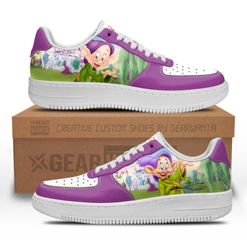 Dopey Snow White and 7 Dwarfs Custom Air Sneakers QD12-Gear Wanta