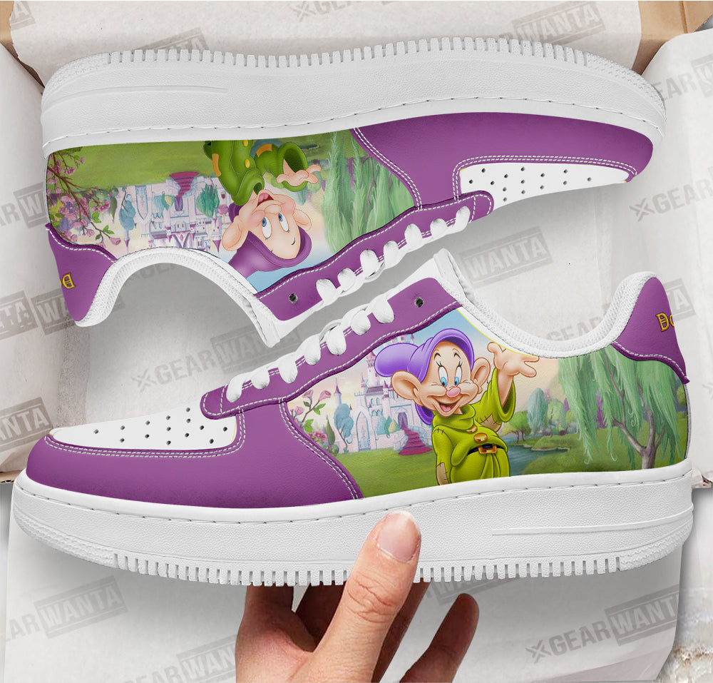 Dopey Snow White and 7 Dwarfs Custom Air Sneakers QD12-Gear Wanta