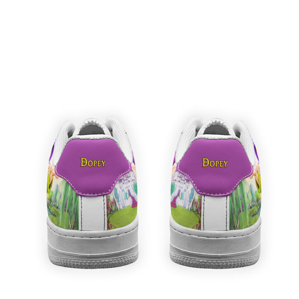 Dopey Snow White and 7 Dwarfs Custom Air Sneakers QD12-Gear Wanta