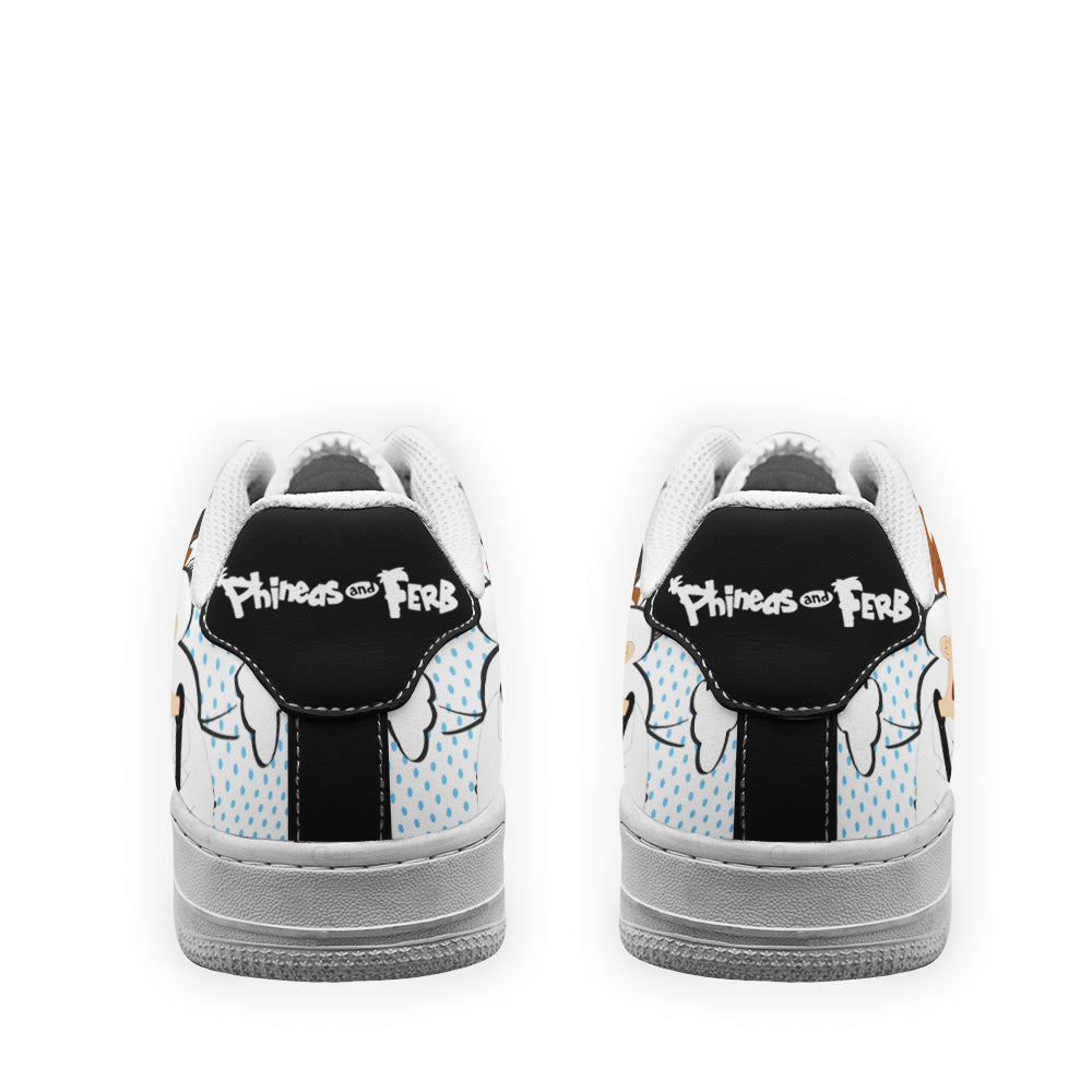 Dr. Heinz Doofenshmirt and Perry Air Sneakers Custom Phineas and Ferb Shoes-Gear Wanta