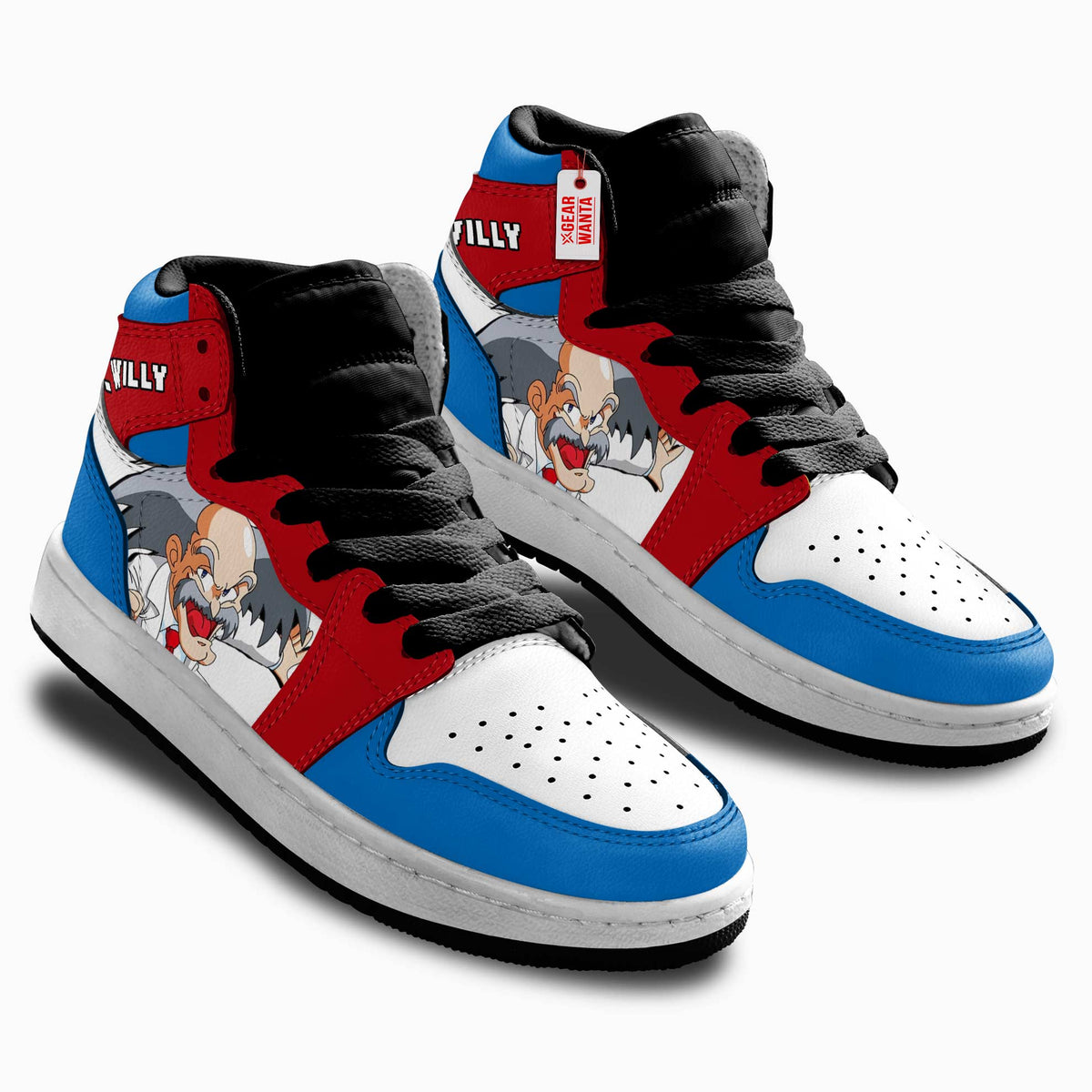 Dr. Willy Mega Man Kid Sneakers Custom For Kids-Gear Wanta
