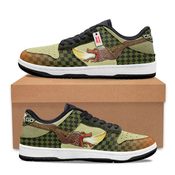 Dragon Lore Low-Top Leather Sneakers Counter-Strike Skins