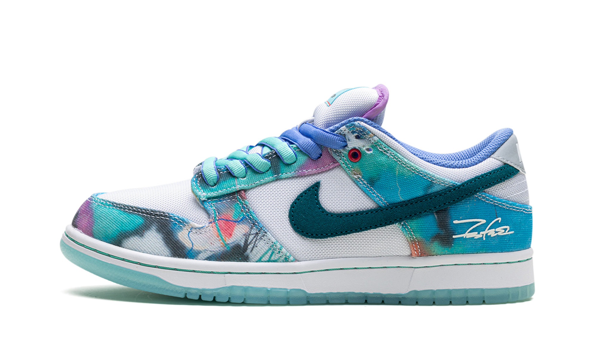 Dunk Low SB "Futura Laboratories - Bleached Aqua"