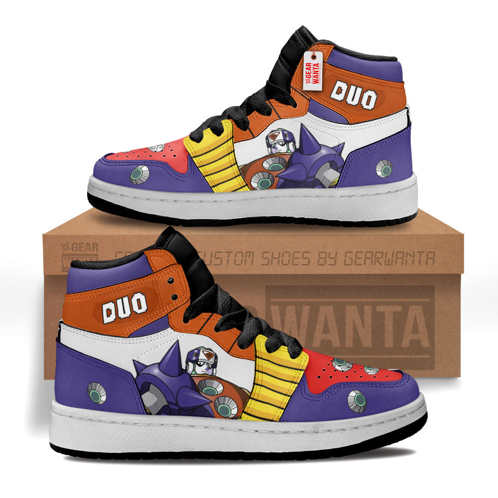 Duo Mega Man Kid Sneakers Custom For Kids-Gear Wanta