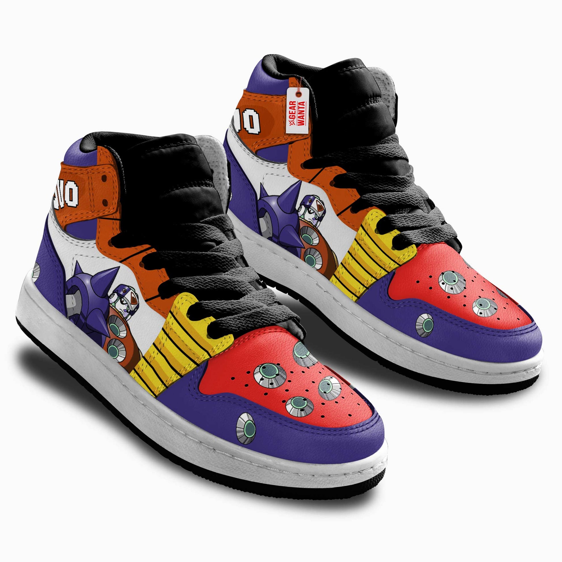 Duo Mega Man Kid Sneakers Custom For Kids-Gear Wanta