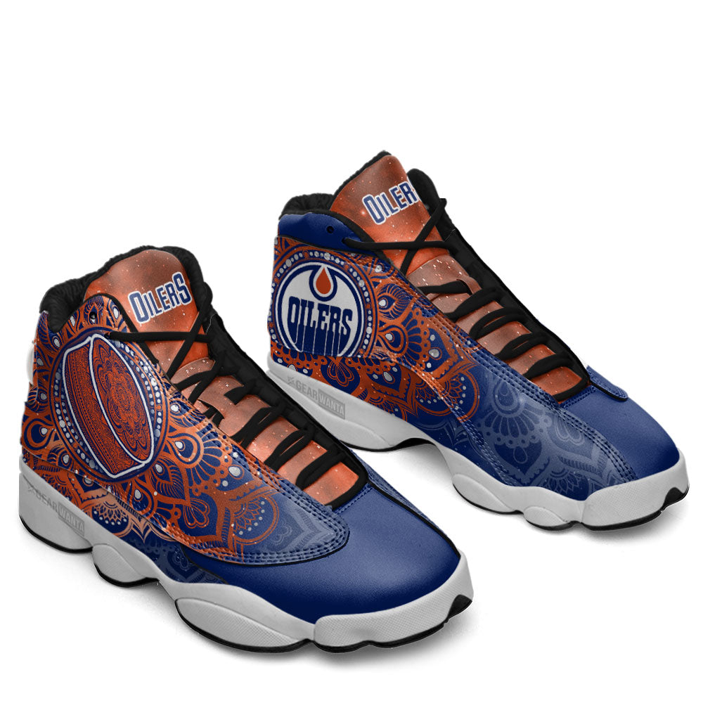 Edmonton Oilers J13 Sneakers Custom Shoes-Gear Wanta