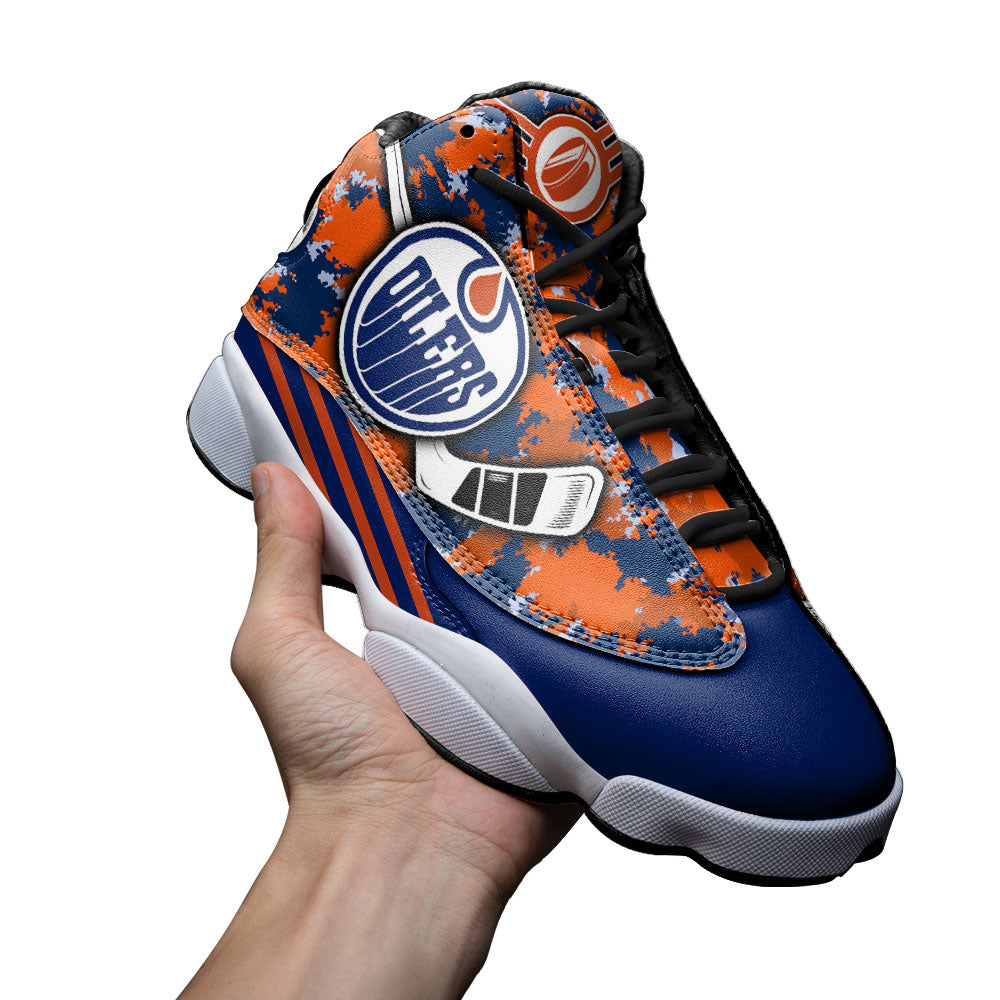 Edmonton Oilers J13 Sneakers Custom Shoes-Gear Wanta