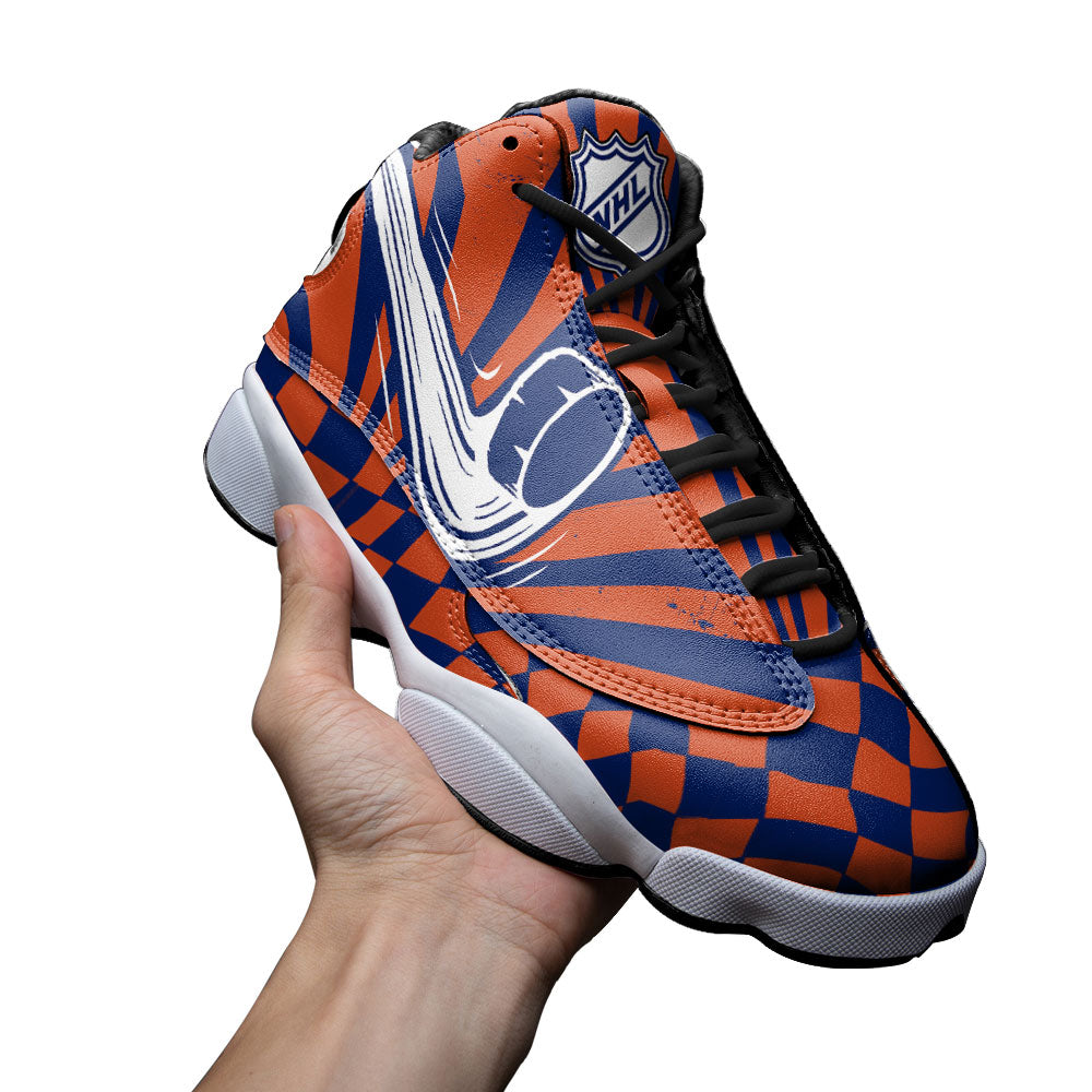 Edmonton Oilers J13 Sneakers Sport Custom Shoes-Gear Wanta