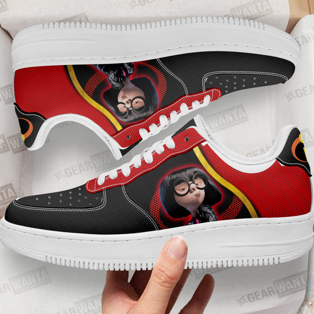 Edna Mode Air Sneakers Custom Incredible Family Cartoon Shoes-Gear Wanta