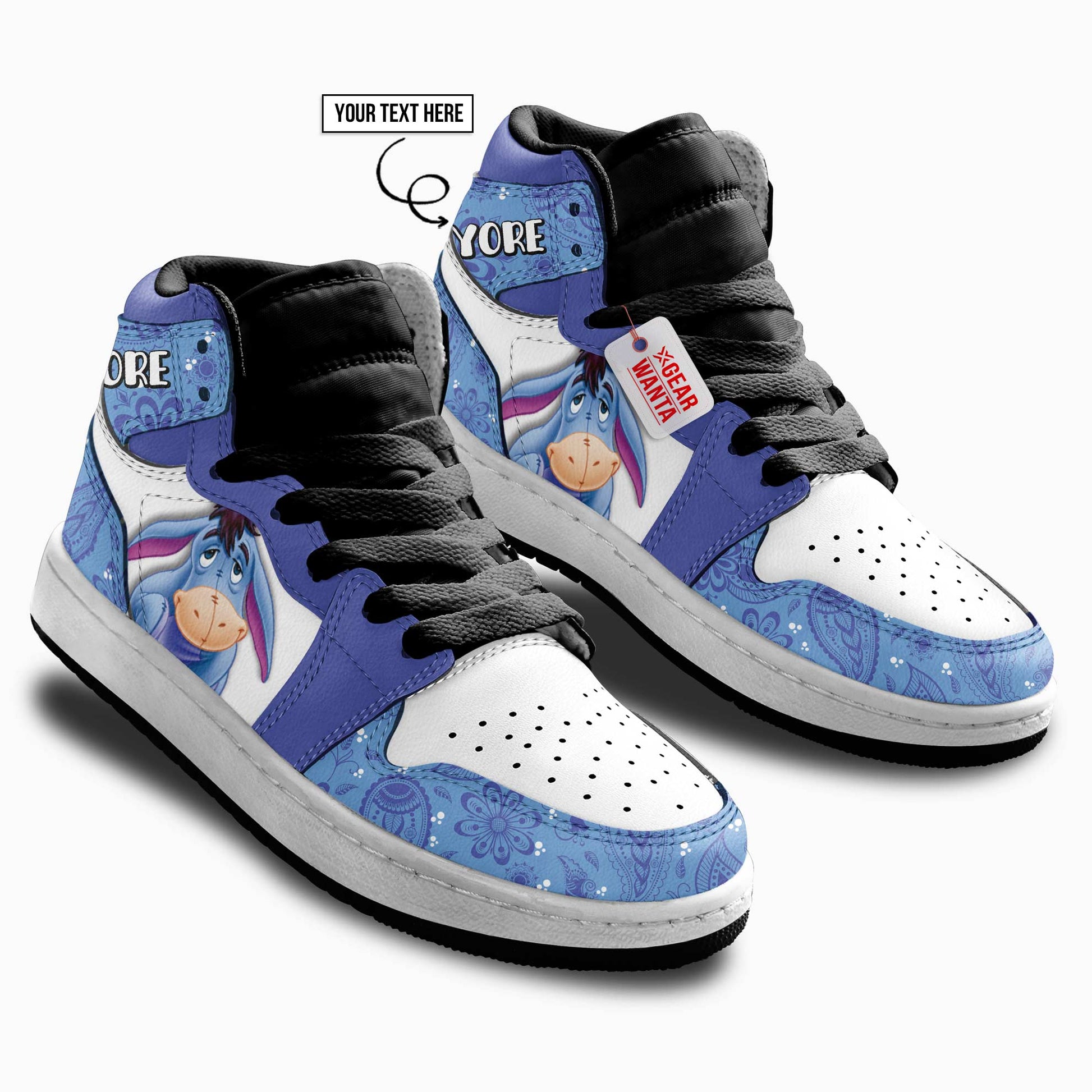 Eeyore Kid J1s Sneakers Cartoon Collection - Gearwanta.com