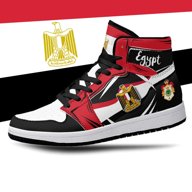 Egypt Flag JD1 High Top Shoes 