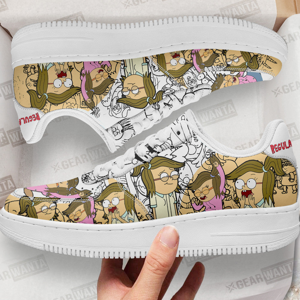 Eileen Regular Show Air Sneakers Custom Cartoon Shoes-Gear Wanta