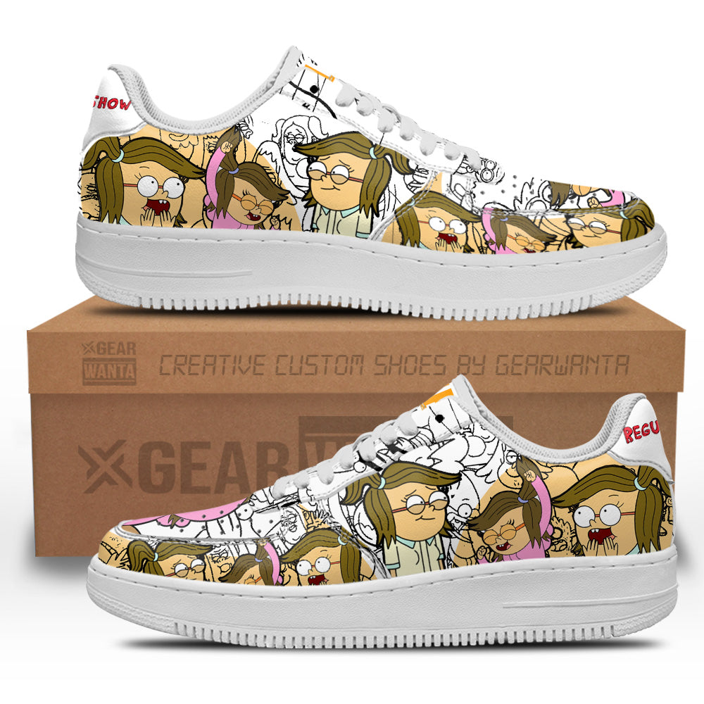 Eileen Regular Show Air Sneakers Custom Cartoon Shoes-Gear Wanta