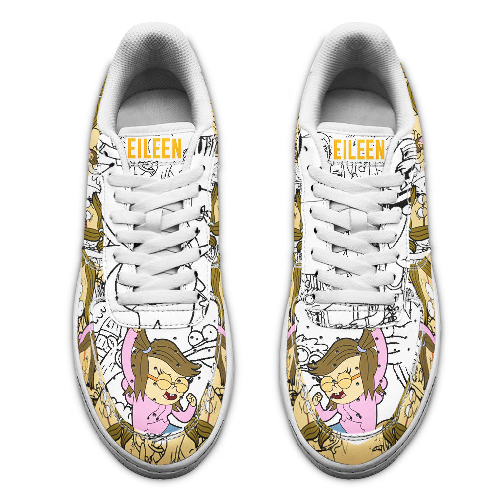 Eileen Regular Show Air Sneakers Custom Cartoon Shoes-Gear Wanta