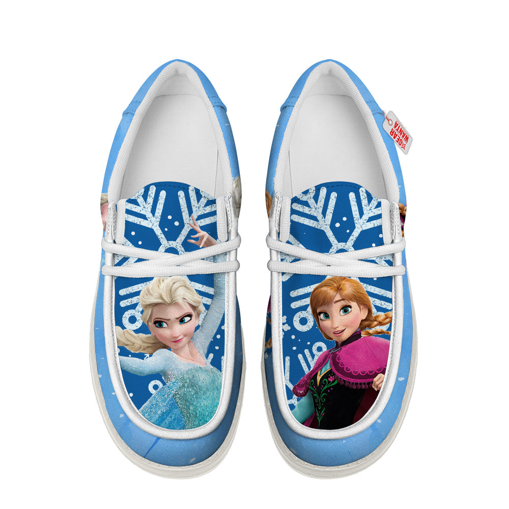 Elsa and Anna Canvas Loafer Shoes-gearwanta.com