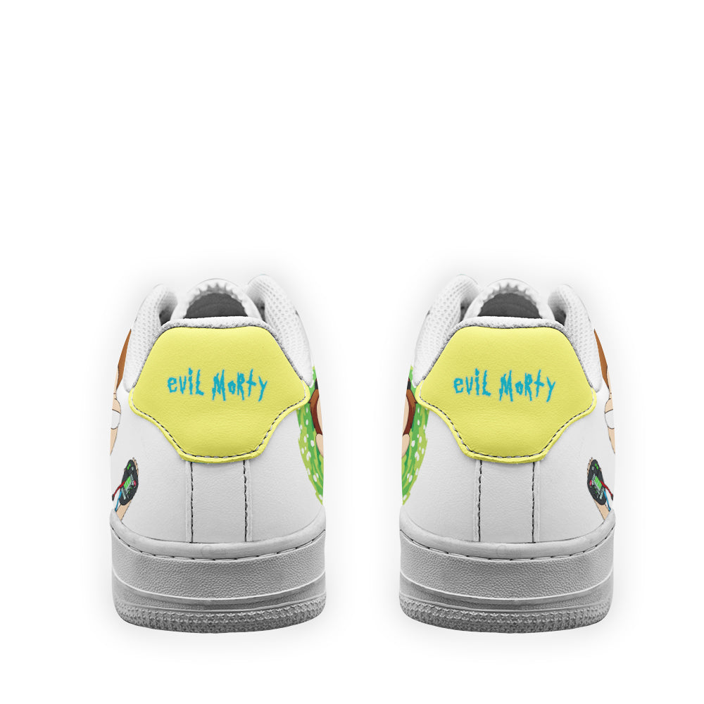 Evil Morty Rick and Morty Custom Air Sneakers QD13-Gear Wanta