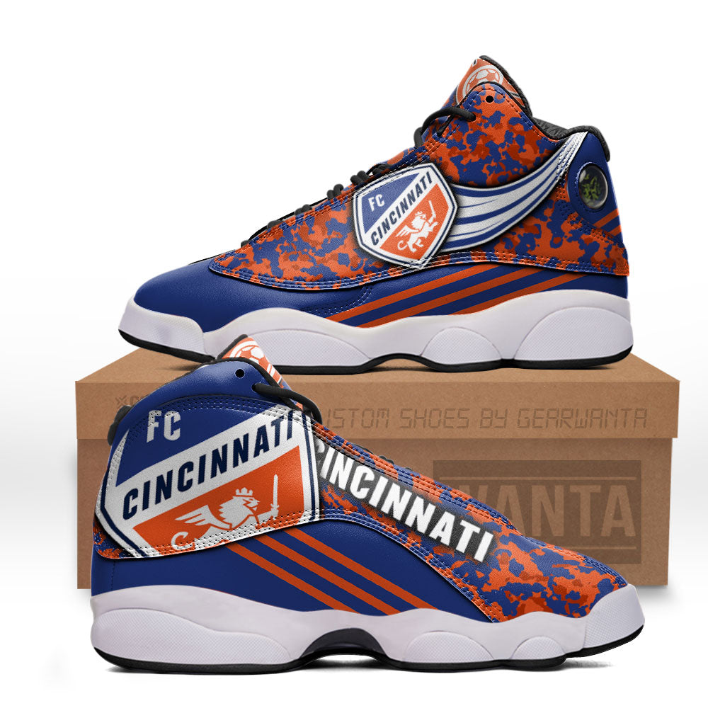 FC Cincinnati J13 Sneakers Custom Shoes-Gear Wanta