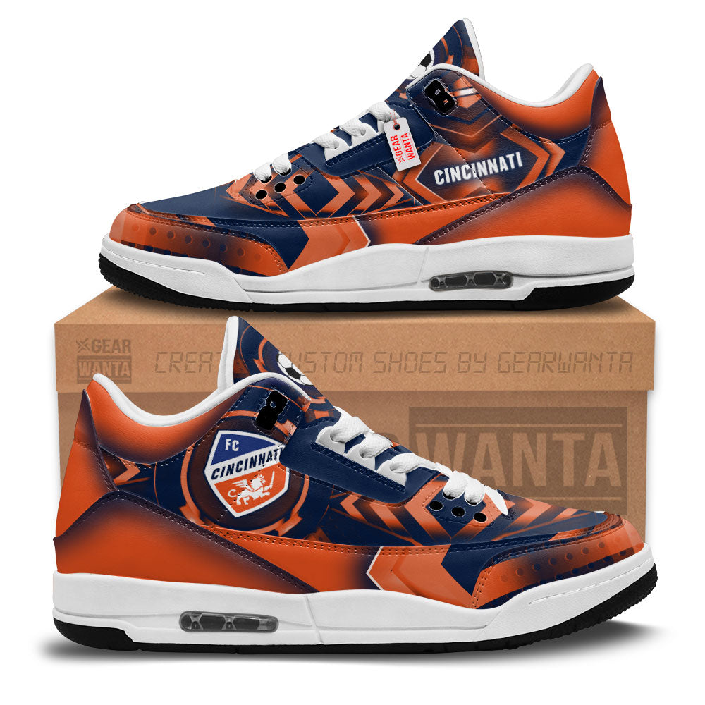 FC Cincinnati J3 Sneakers Custom Shoes-Gear Wanta