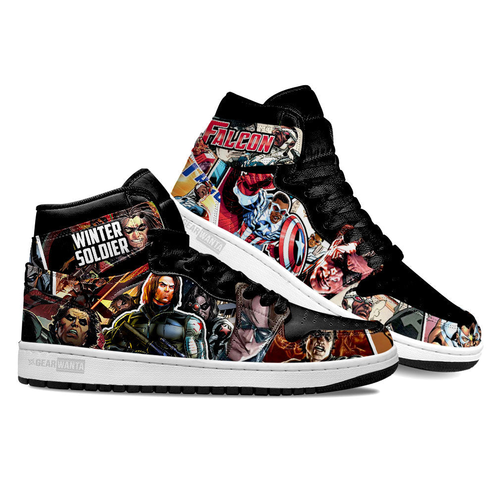Falcon and Winter Soldier J1 Sneakers Custom Shoes-Gear Wanta