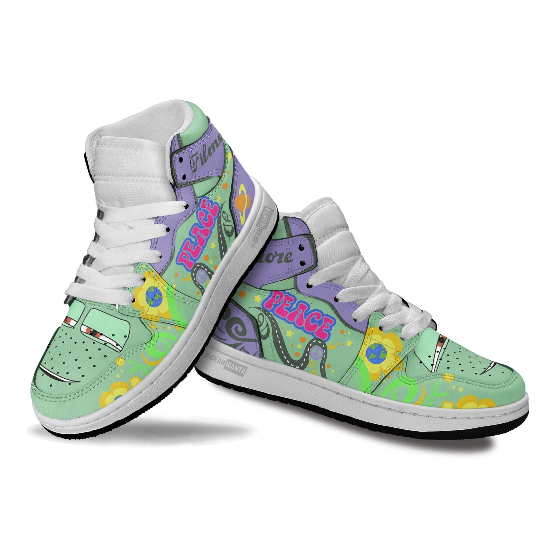 Fillmore Kid Sneakers Cars Carstoom Movies Custom-Gear Wanta