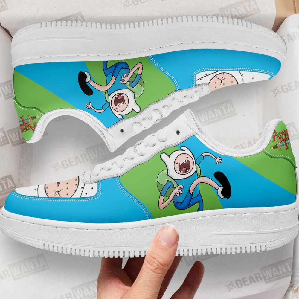 Finn The Human Air Sneakers Custom Adventure Time Shoes-Gear Wanta