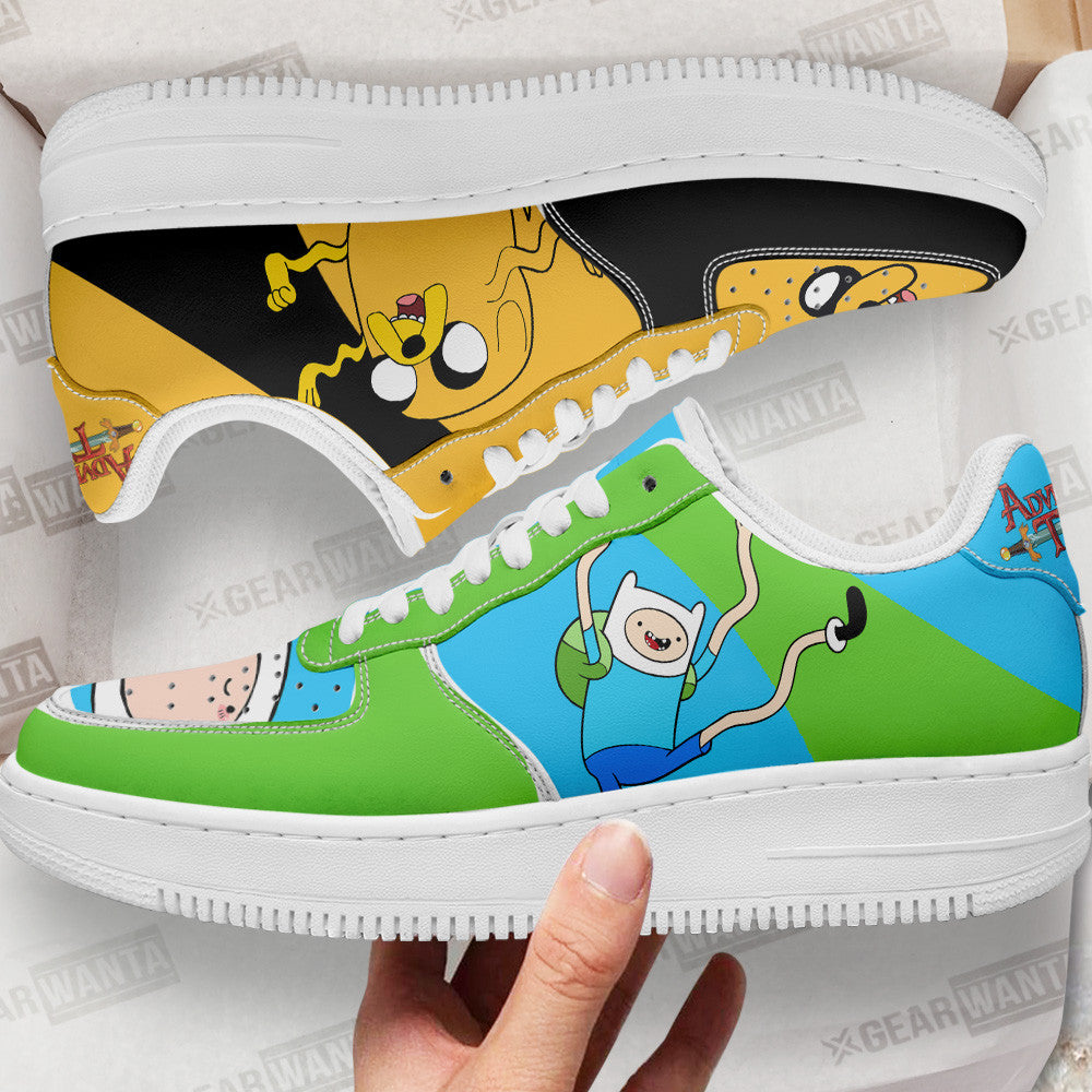 Finn and Jake Air Sneakers Custom Adventure Time Shoes-Gear Wanta