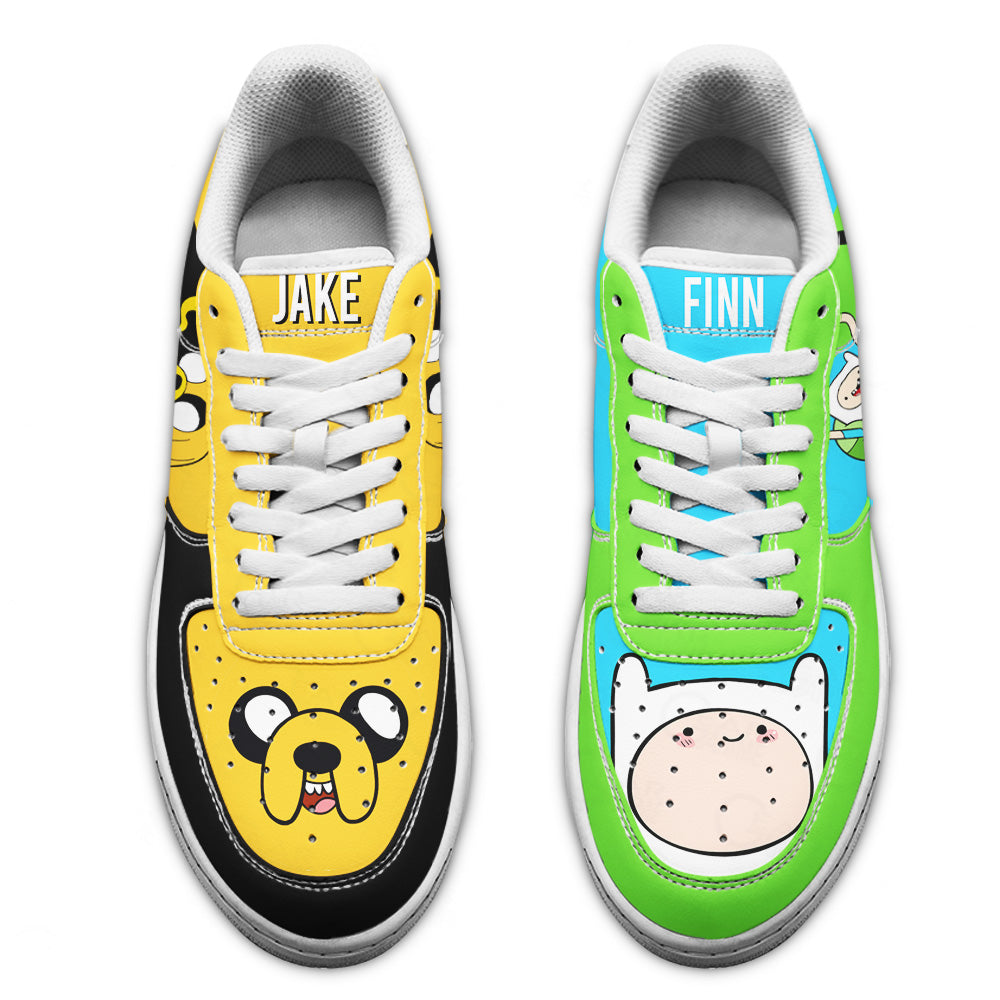 Finn and Jake Air Sneakers Custom Adventure Time Shoes-Gear Wanta
