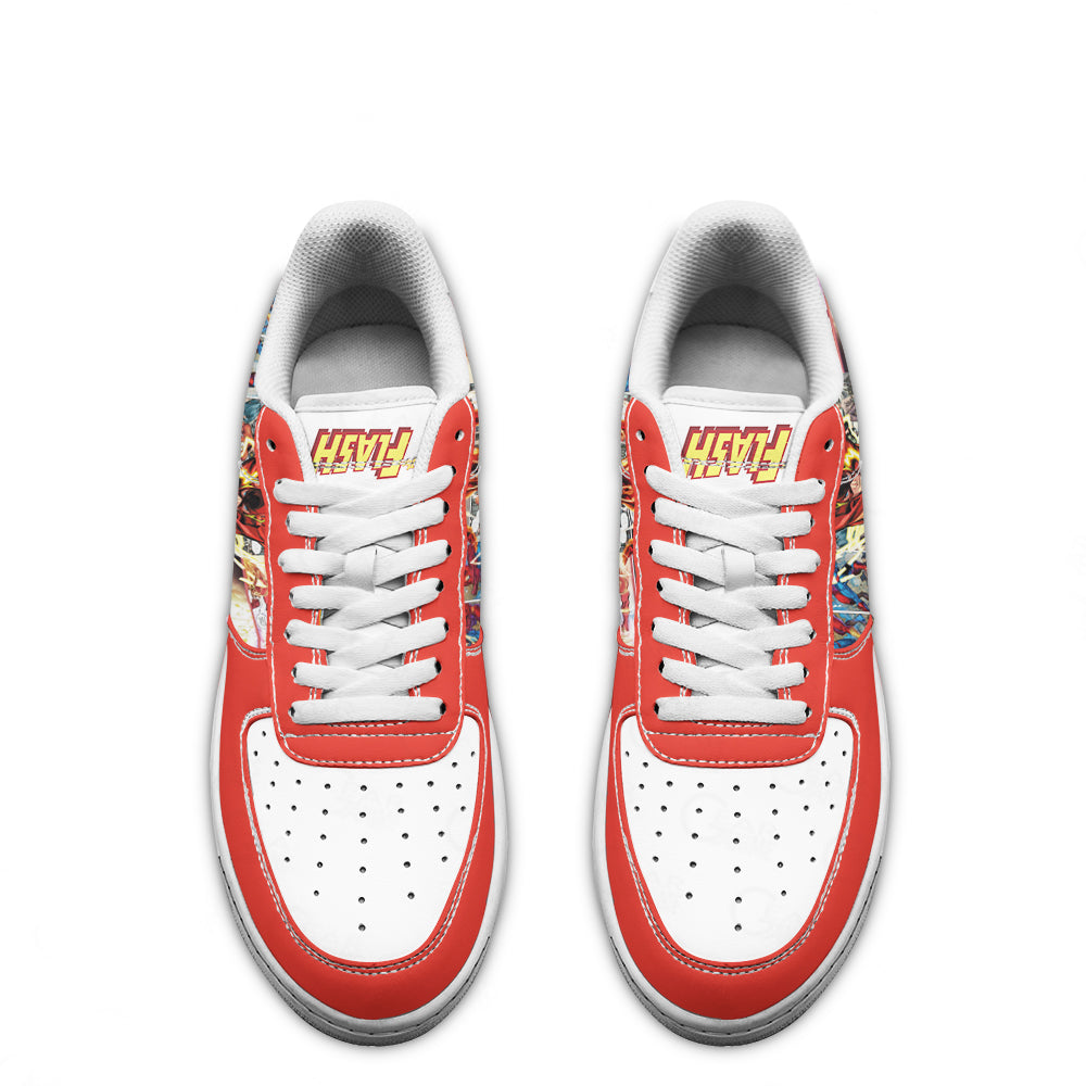 Flash Air Sneakers Custom Superhero Comic Shoes-Gear Wanta