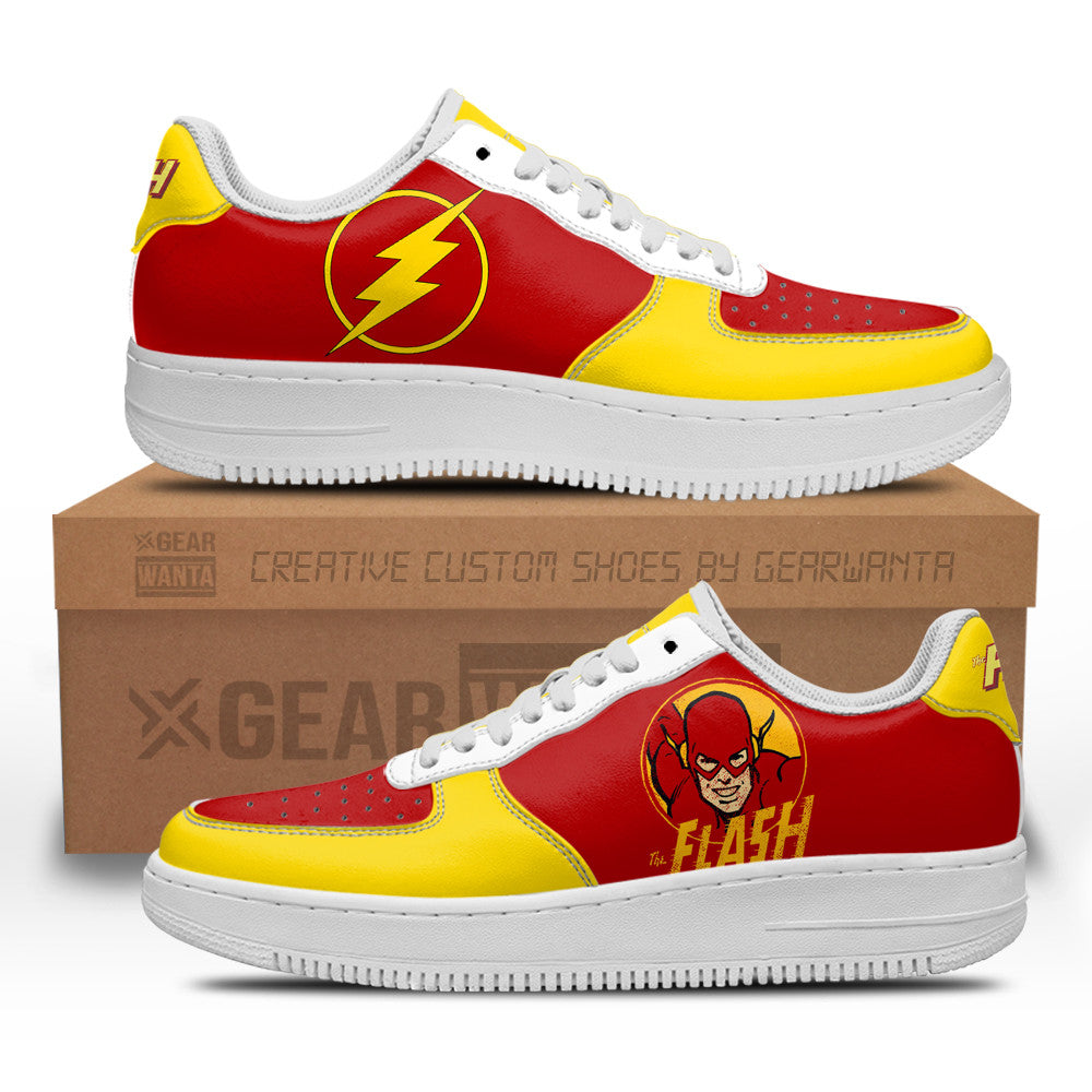 Flash Super Hero Custom Air Sneakers QD22-Gear Wanta