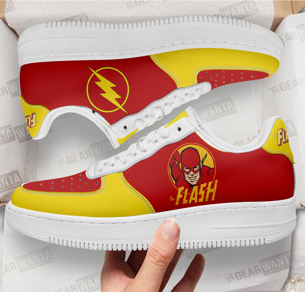 Flash Super Hero Custom Air Sneakers QD22-Gear Wanta