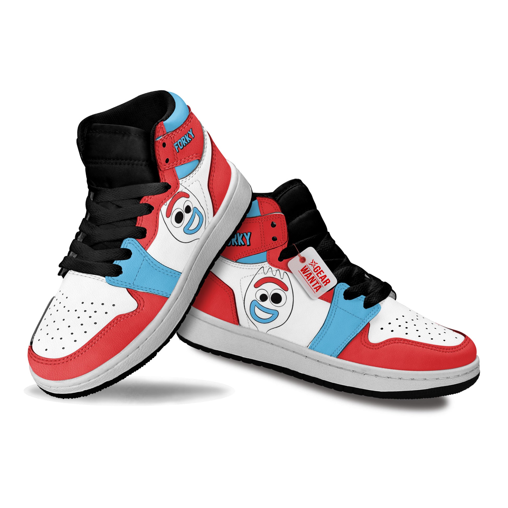 Forky Kid J1s Sneakers Personalized Cartoon Collection - Gearwanta.com