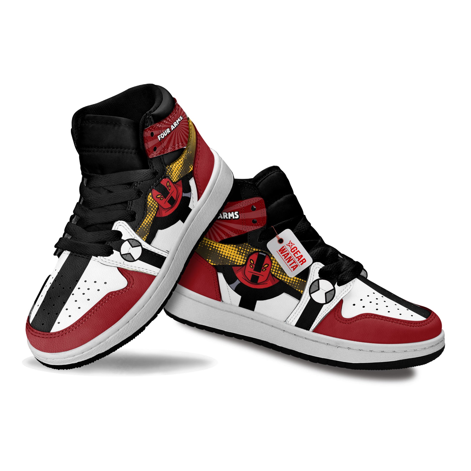 Four Arms Kid J1s Sneakers Cartoon Collection - Gearwanta.com
