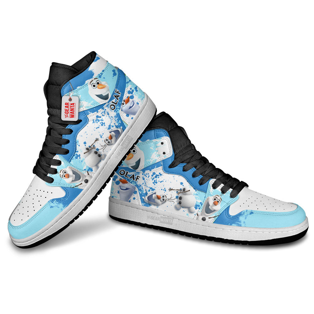Frozen Olaf J1 Shoes Custom For Fans- gearwanta.com