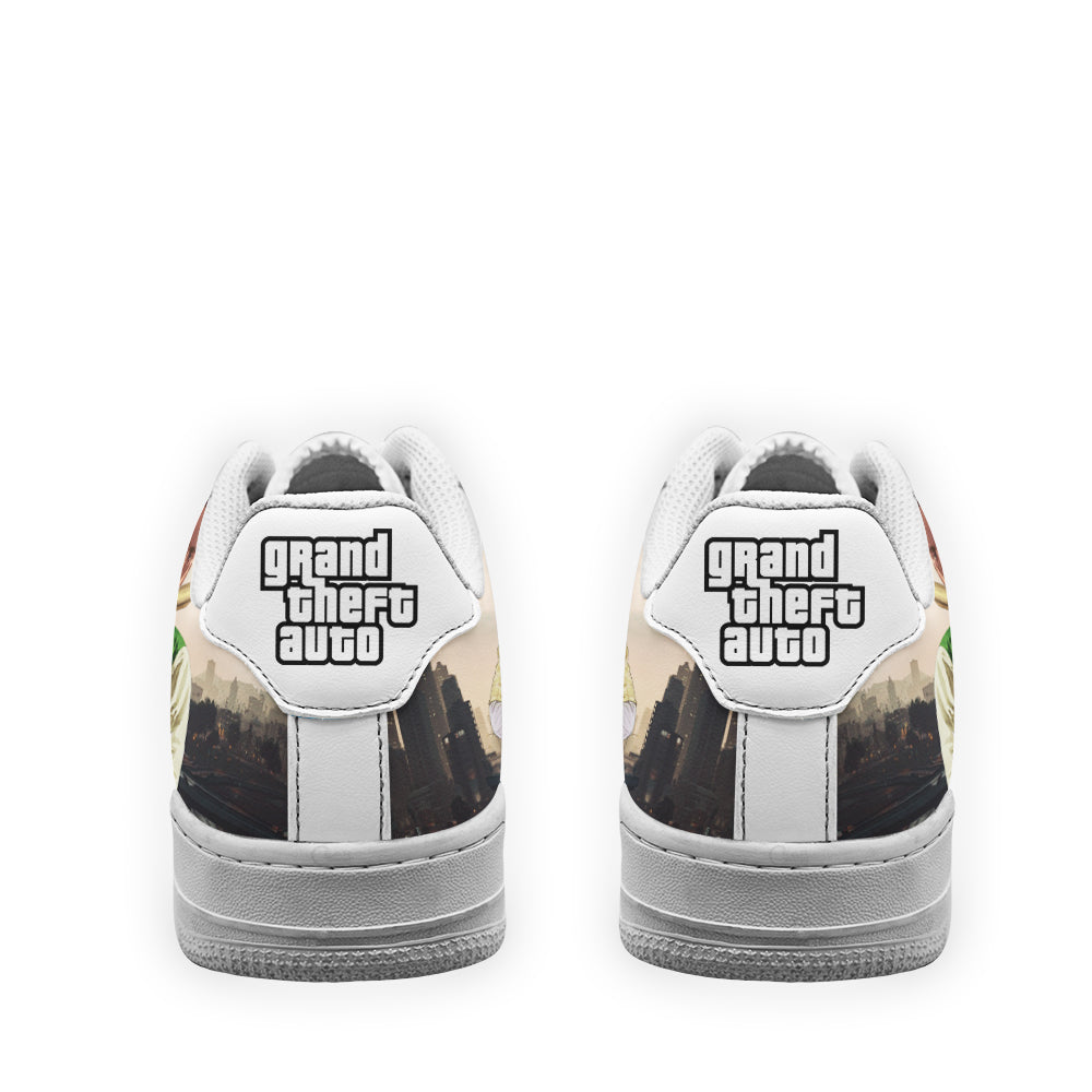 GTA Franklin Clinton Air Sneakers Custom Video Game Shoes-Gear Wanta