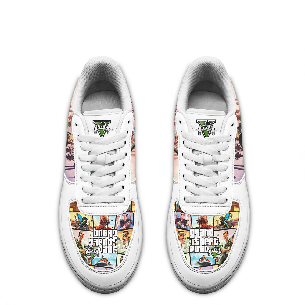 GTA Michael De Santa Air Sneakers Custom Video Game Shoes-Gear Wanta