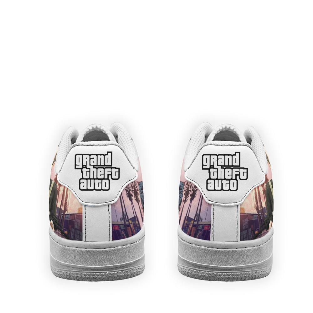 GTA Michael De Santa Air Sneakers Custom Video Game Shoes-Gear Wanta